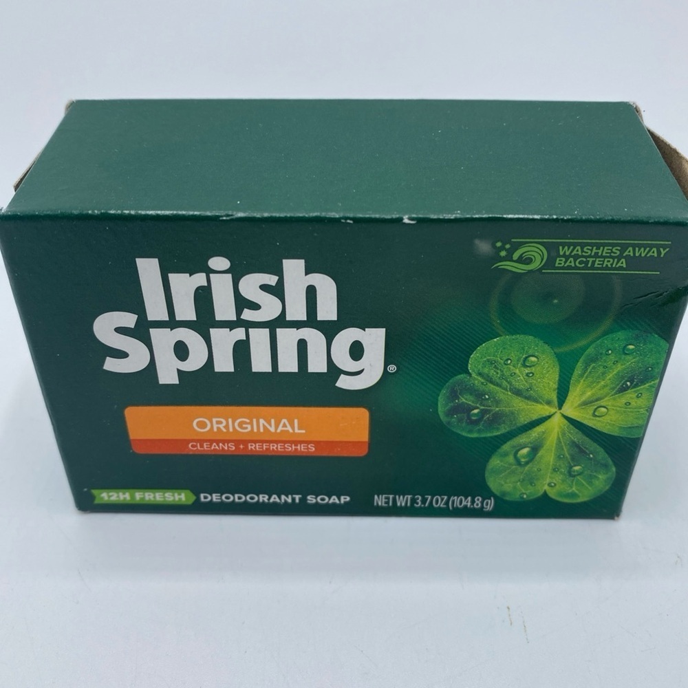 Irish Spring Original Deodorant 3.7 oz 104.8 g Soap Bar